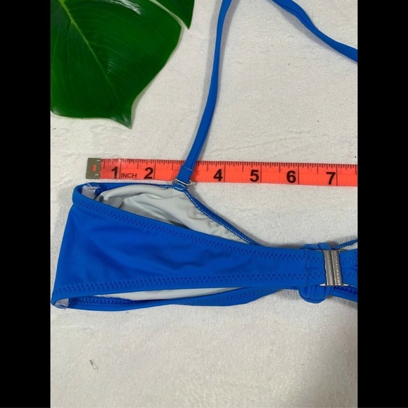 NWT Solid & Striped Whitney Bandeau Convertible‎ Bikini Top Blue [SZ Small ] - Picture 6 of 8